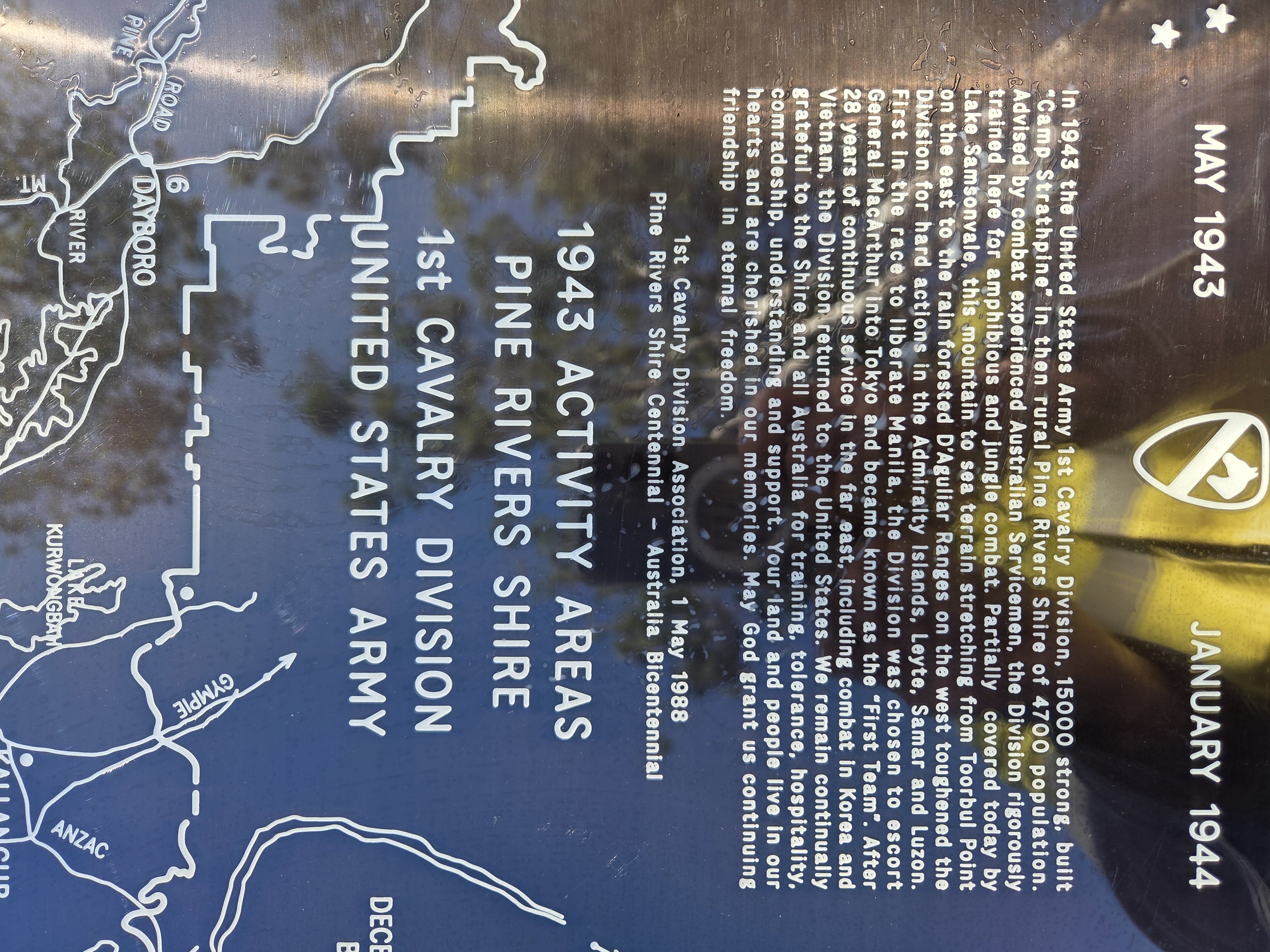 The memorial plaque text