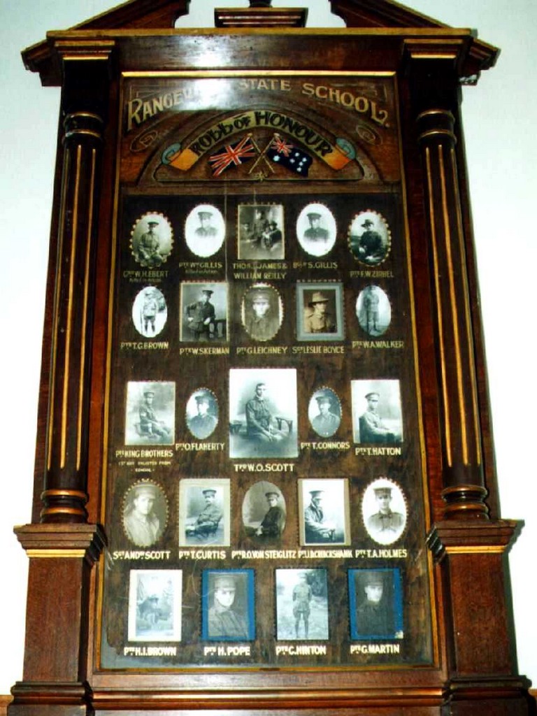 Rangeville State School Roll of Honour 2