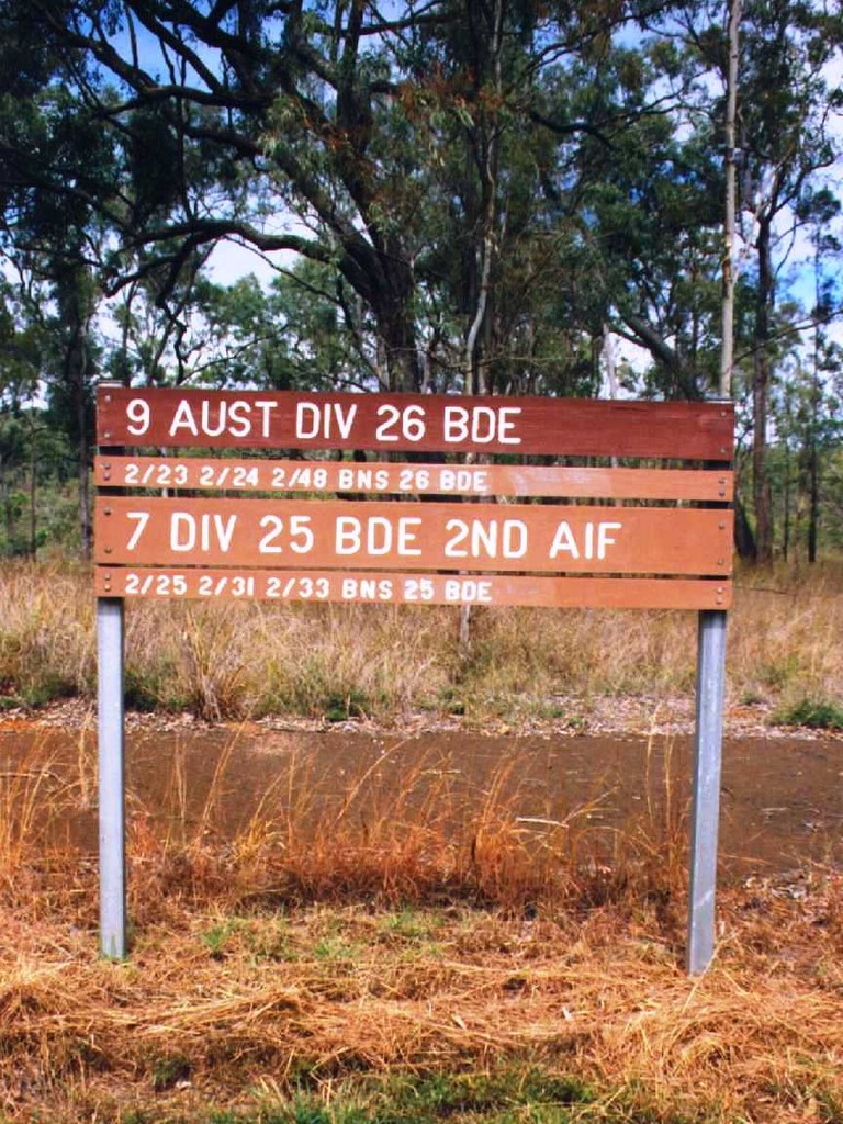 Ravenshoe and Millstream 7th and 9th Division Memorial Markers