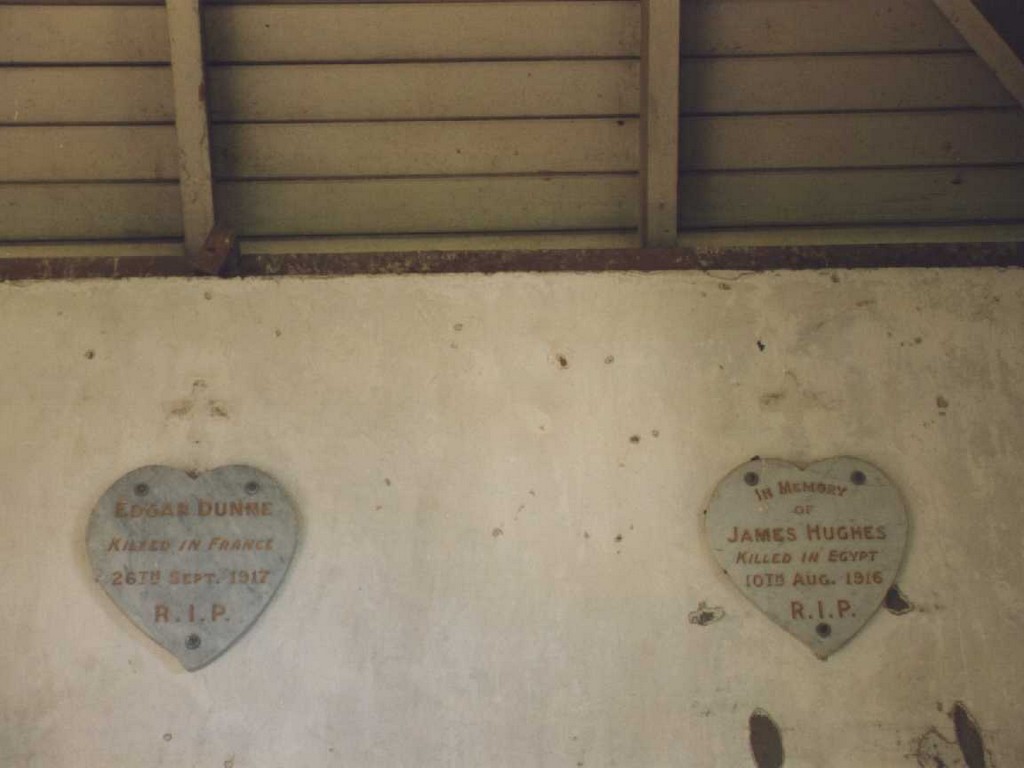 Photo of Allora St Patrick's School World War I Shrine