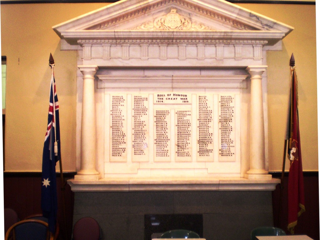 Rockhampton Grammar School Honour Board