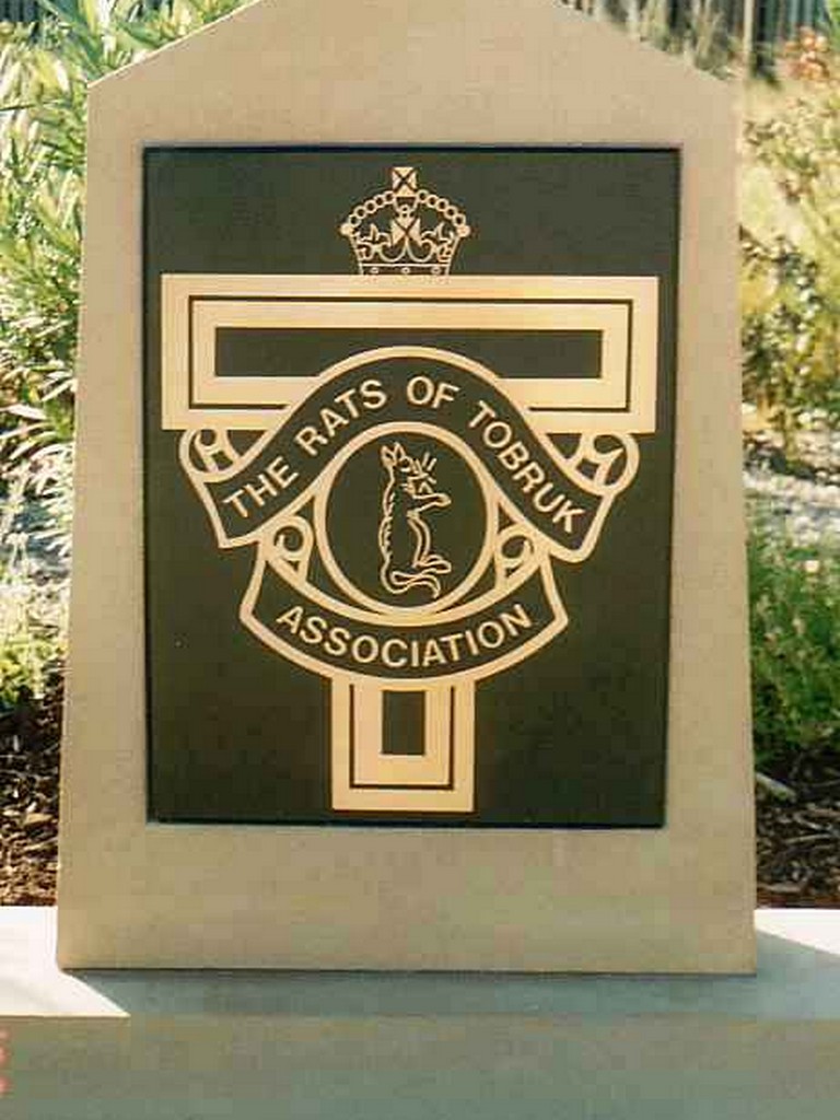 Rockhampton Rats of Tobruk Memorial - Association badge