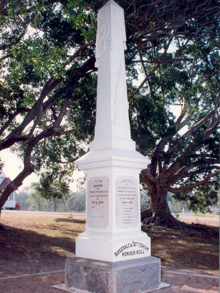 Rosedale and Tottenham War Memorial