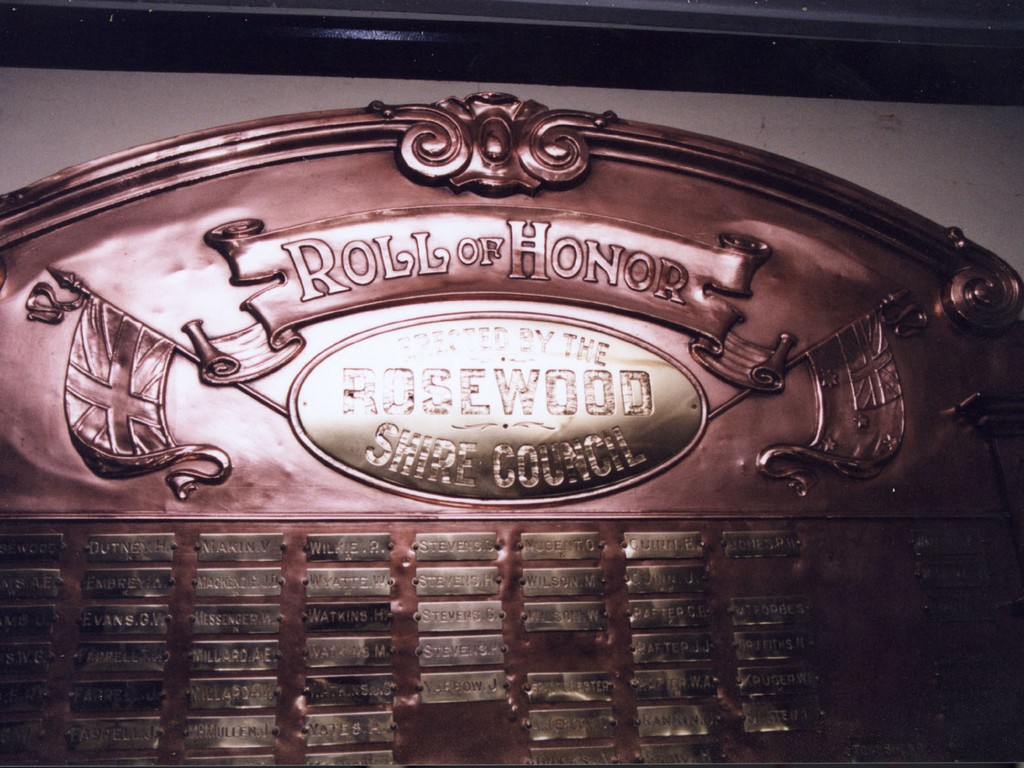 Top of Honour Roll