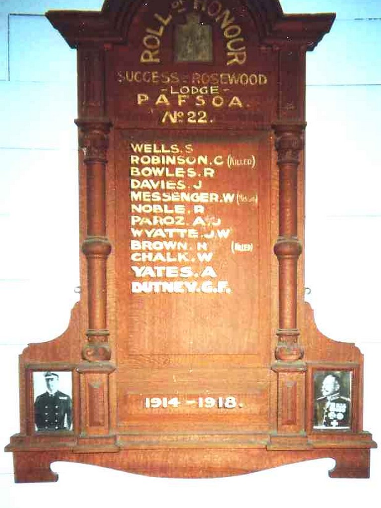 Photo of Rosewood Masonic Temple Honour Board