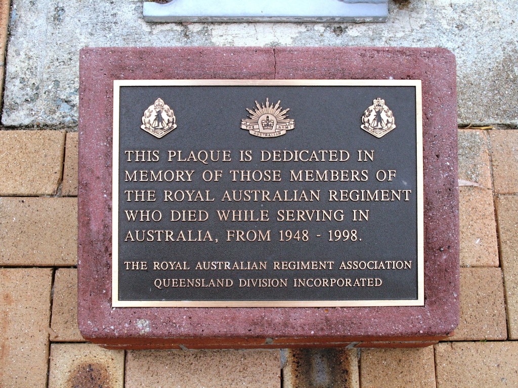 Royal Australian Regiment Unit Plaques (Memorial Walk) - 50th Anniversary