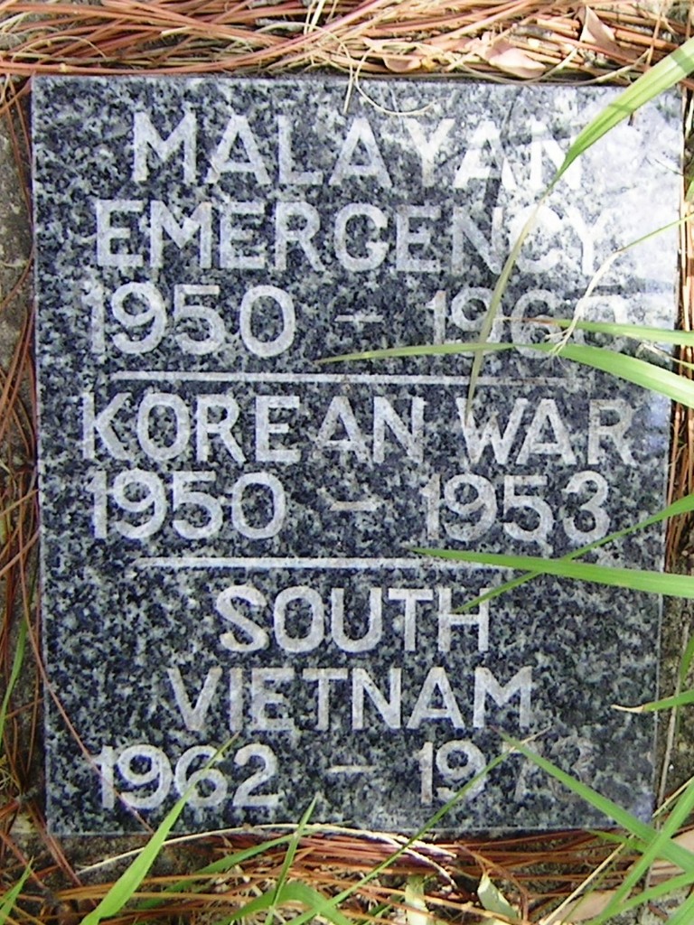 Samford War Memorial - plaque