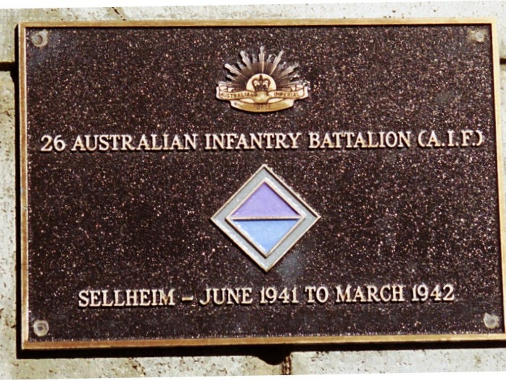 Sellheim Army Camp Memorial Plaque 1