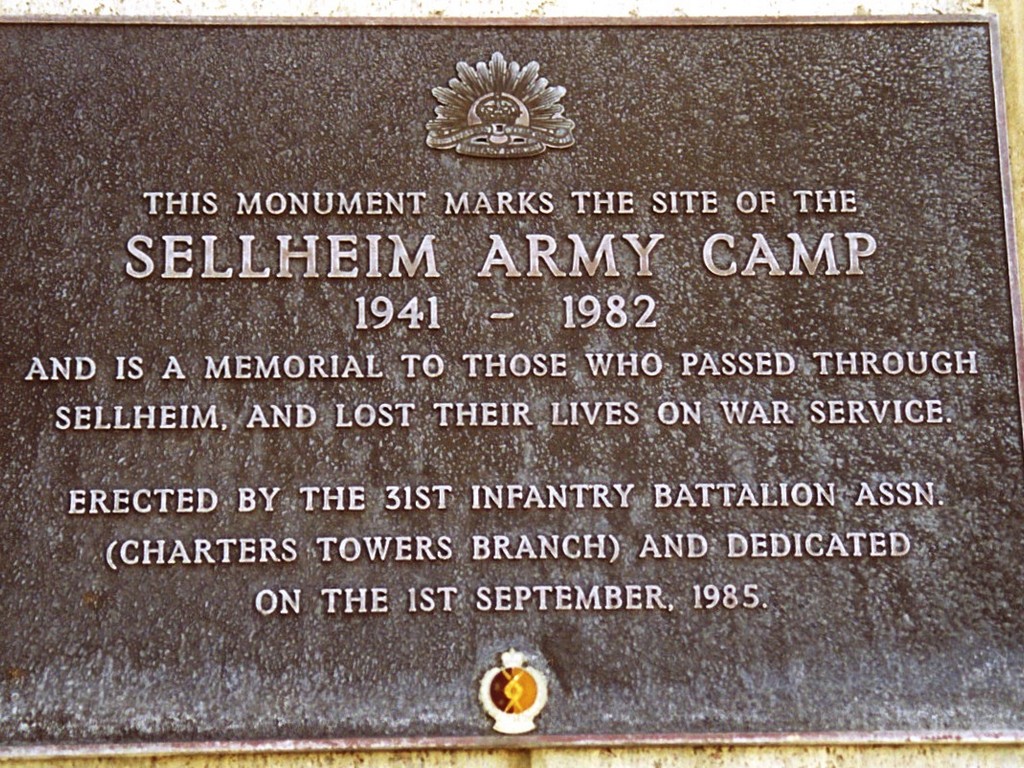 Sellheim Army Camp Memorial Plaque 2