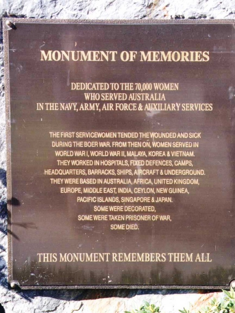 Monument of Memories - plaque