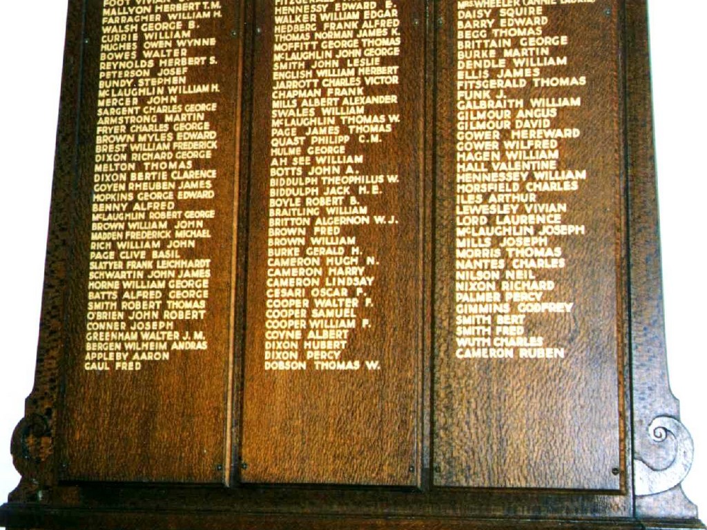 Shire of Bauhinia Roll of Honour