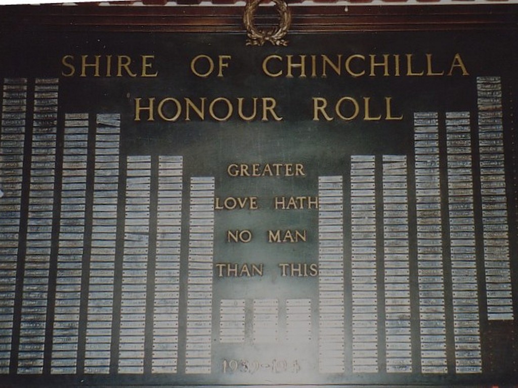 Shire of Chinchilla Honour Roll