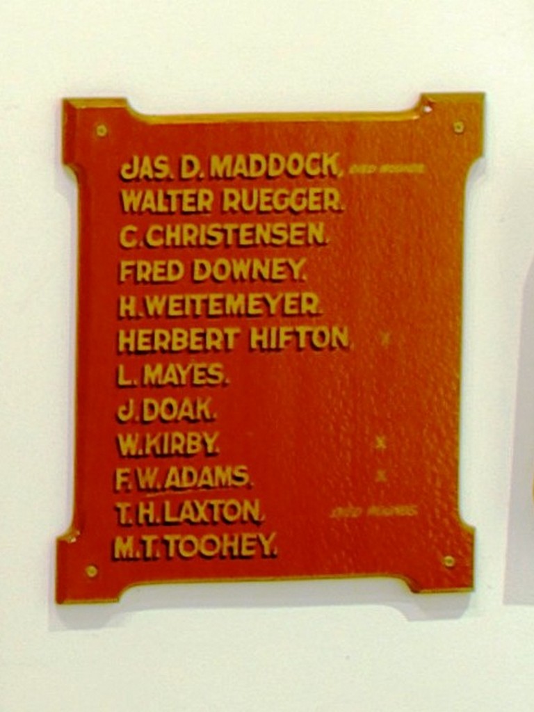 Shire of Landsborough Roll of Honour The Great War 1914 - 1919 - right addenda panel