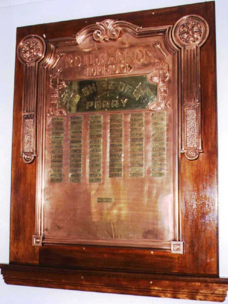 Shire of Perry Roll of Honour 1914-1919