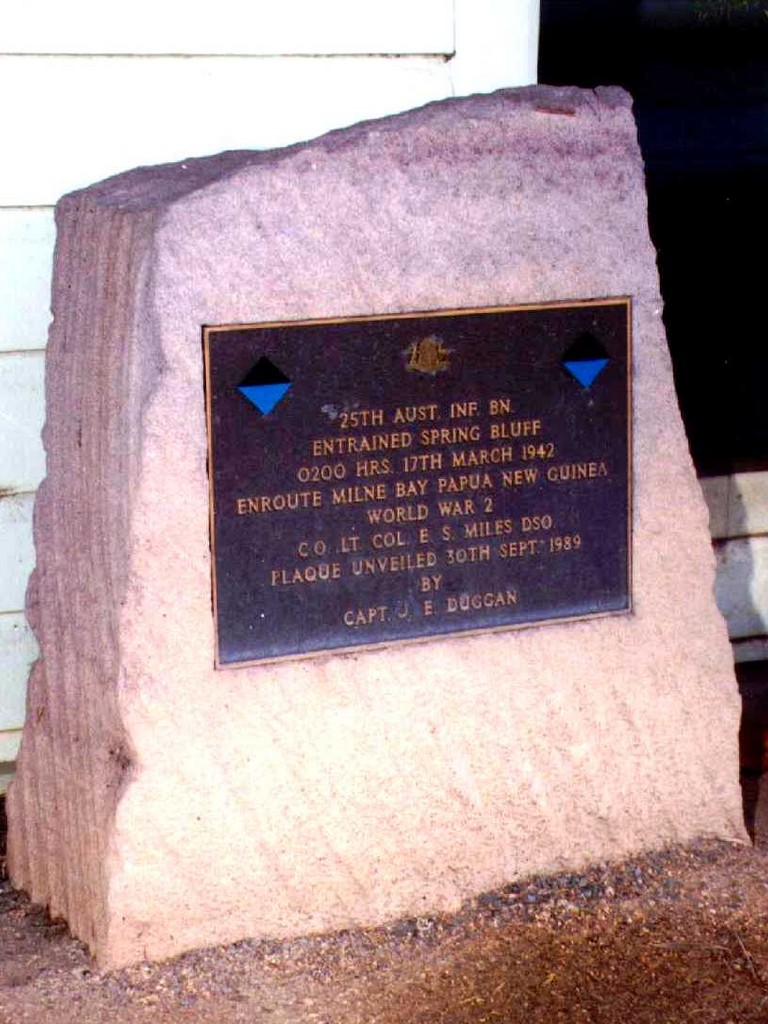 Spring Bluff Memorial Stone