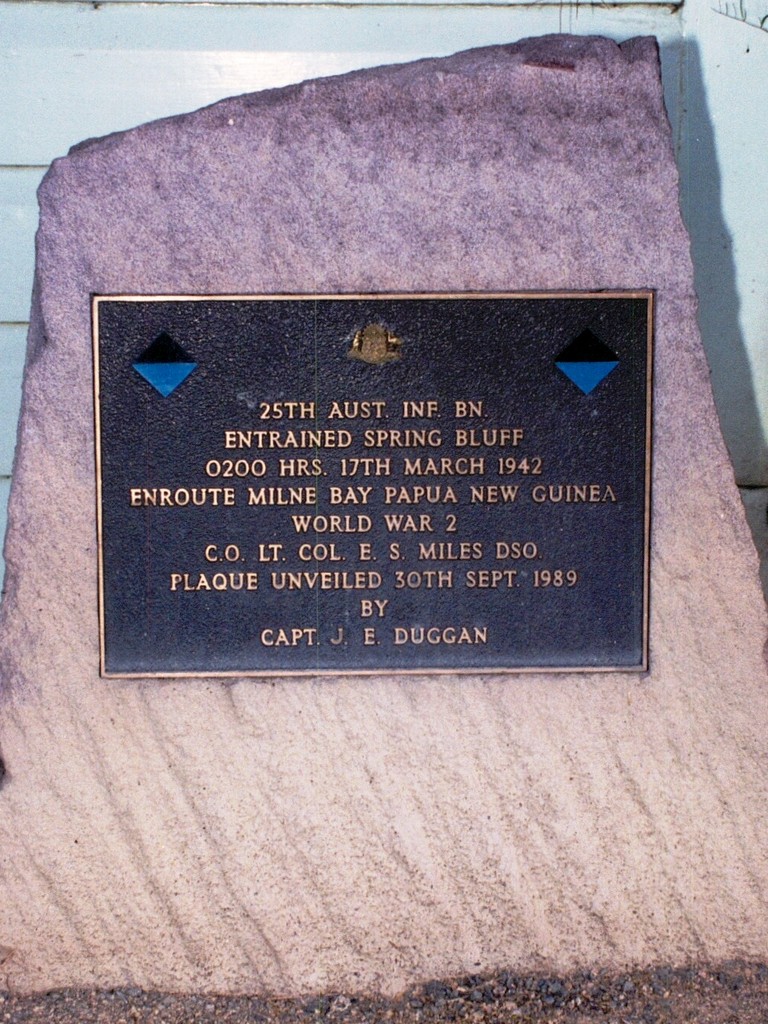 Spring Bluff Memorial Stone