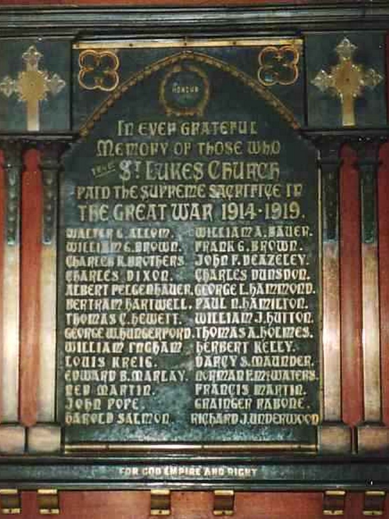 St Lukes Honour Board