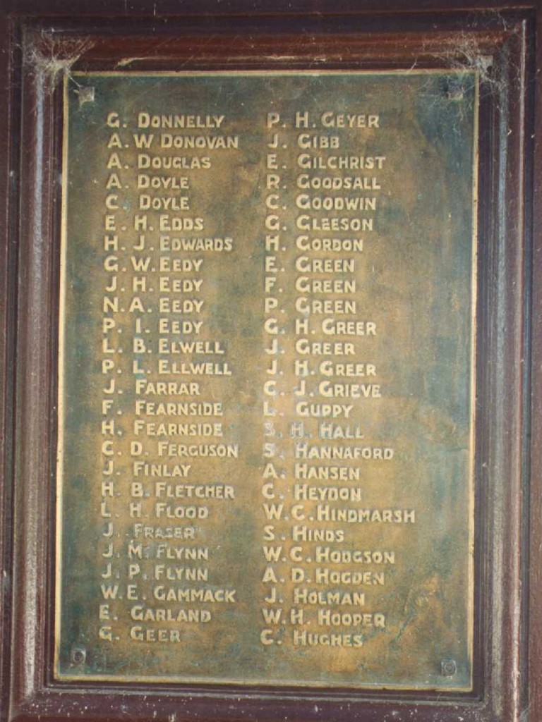 Photo of Stanthorpe Roll of Honour 1914 - 1919