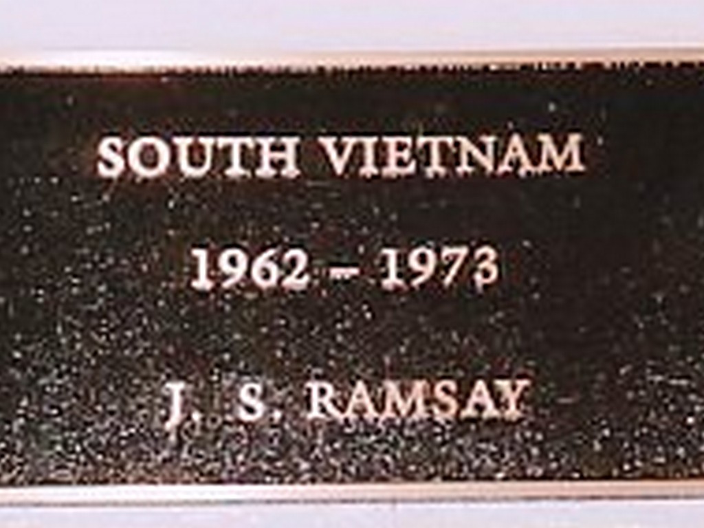 Photo of Stanthorpe Roll of Honour South Vietnam