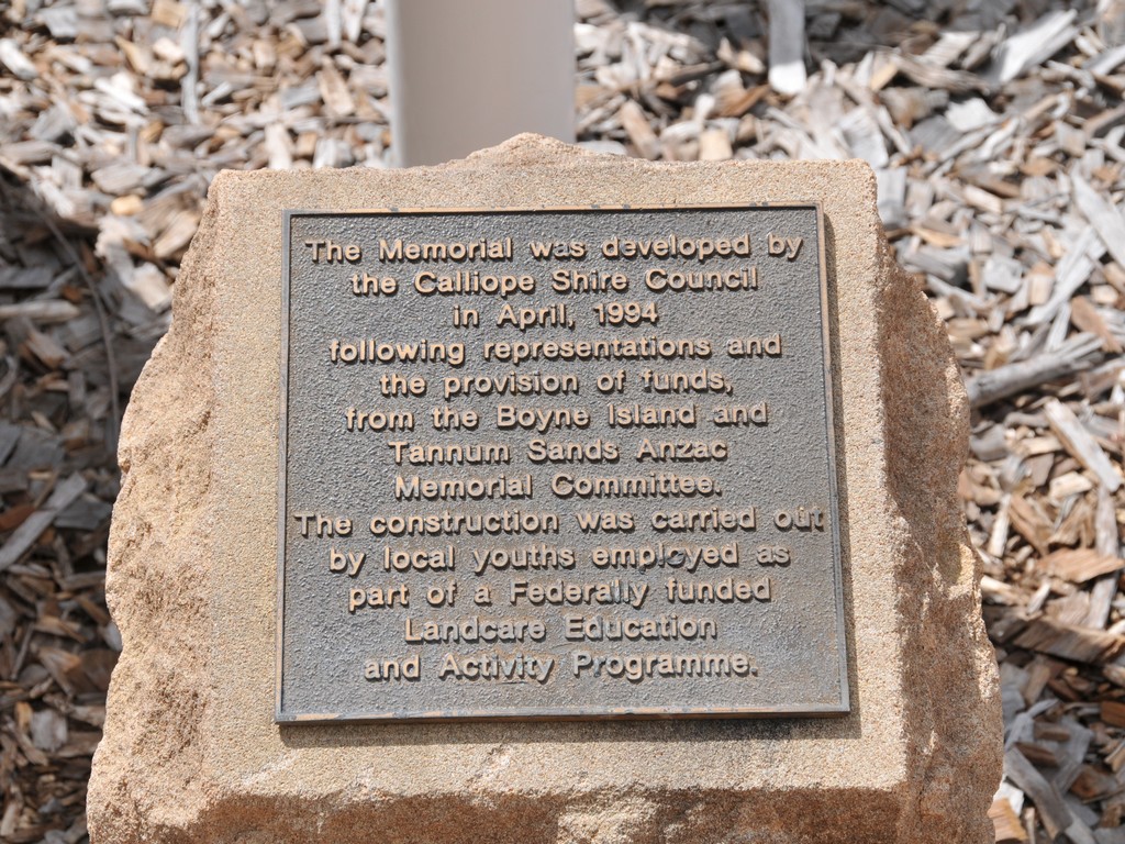 Plaque - The Memorial was developed by (etc. - 13 lines)