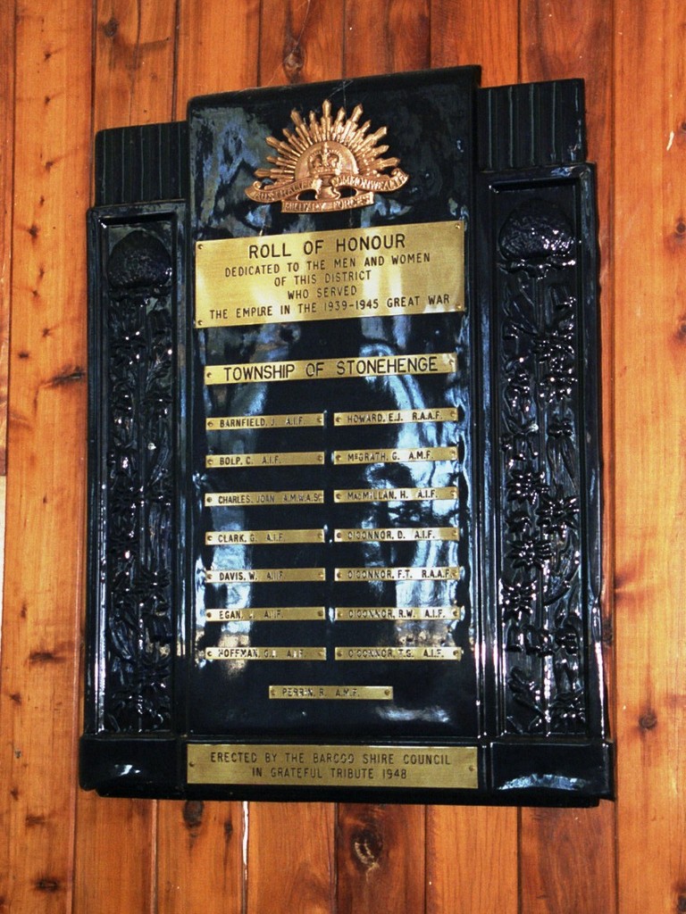 Stonehenge 1939–1945 Honour Board