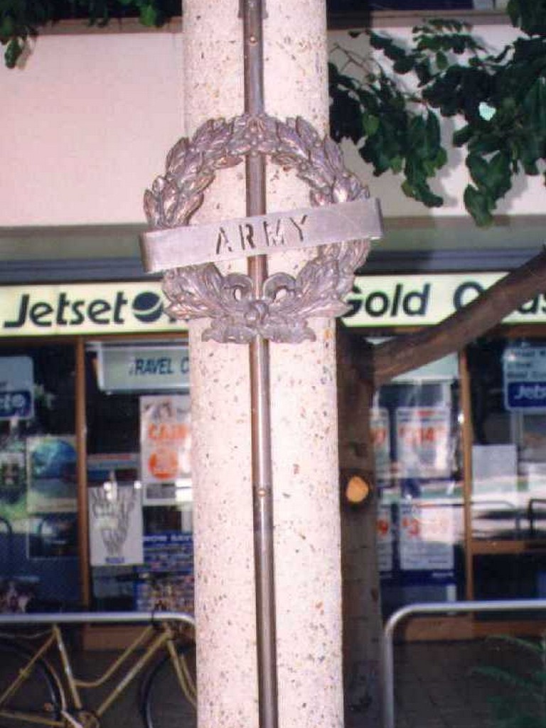 Surfers Paradise Memorial Column Army Plaque
