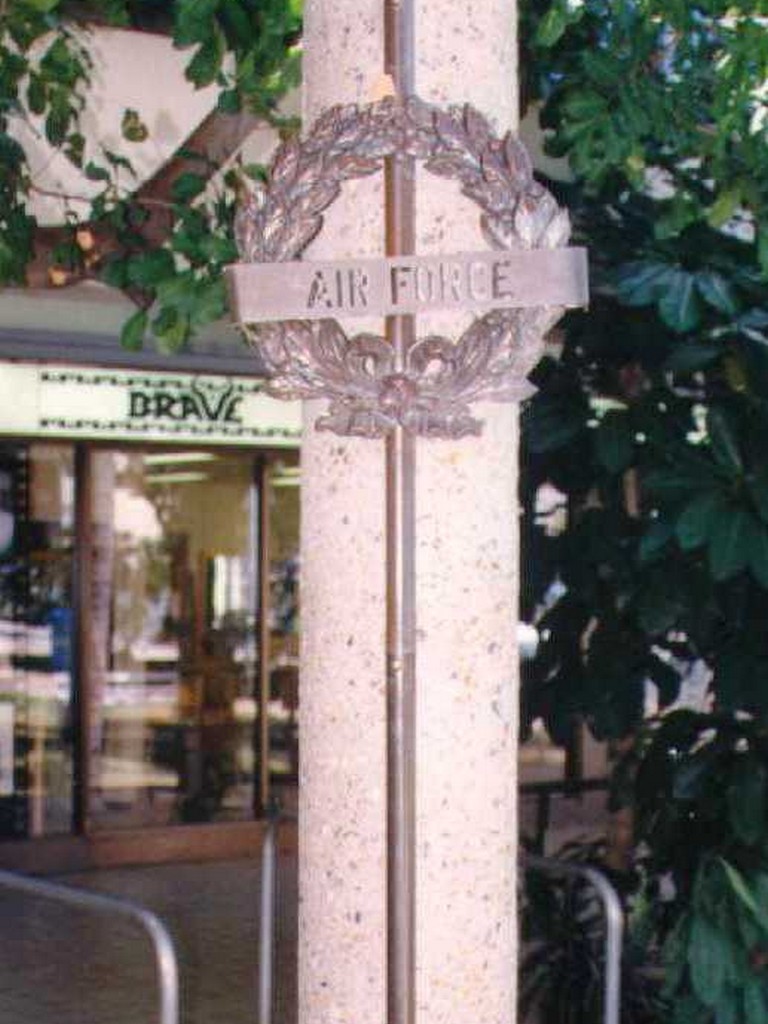 Surfers Paradise Memorial Column Air Force Plaque