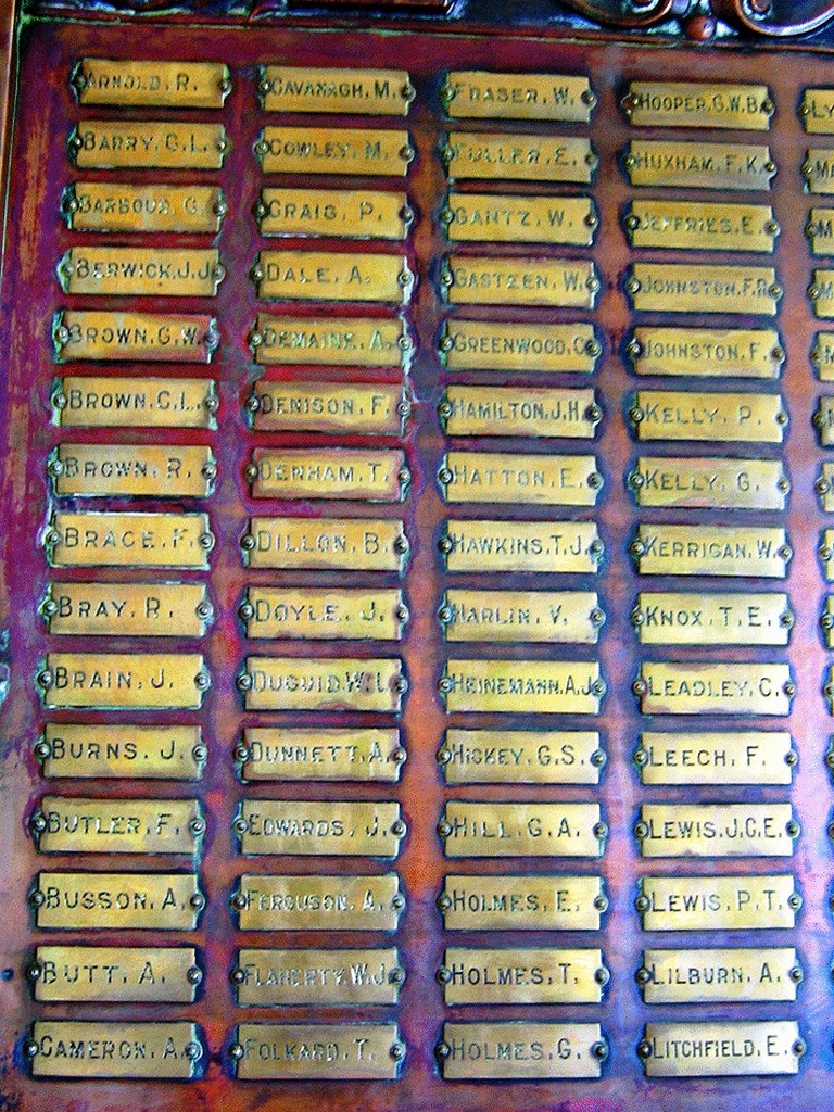 Tambo Shire Hall WWI Honour Board