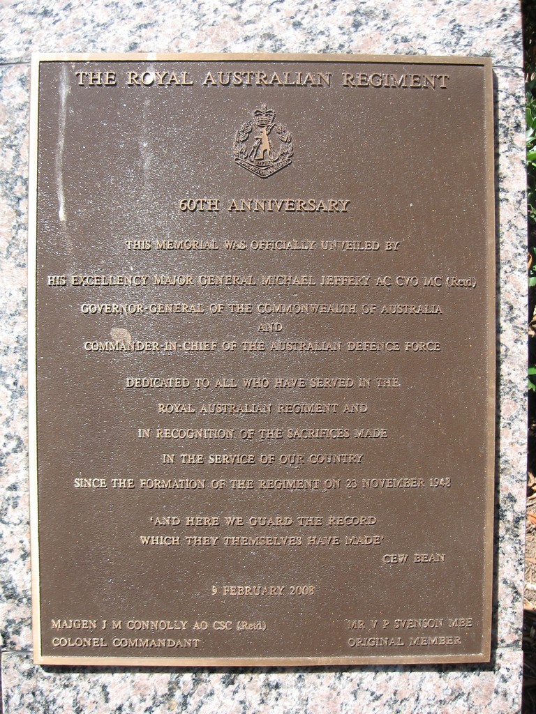 Royal Australian Regiment 60th Anniversary