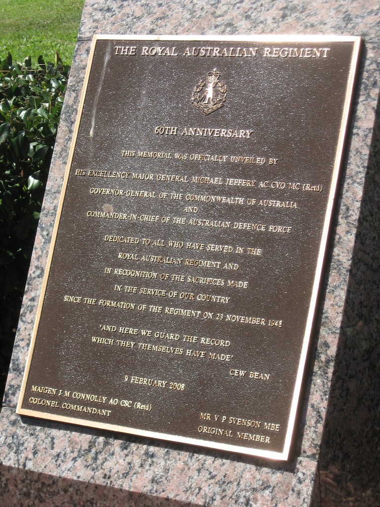 Royal Australian Regiment 60th Anniversary