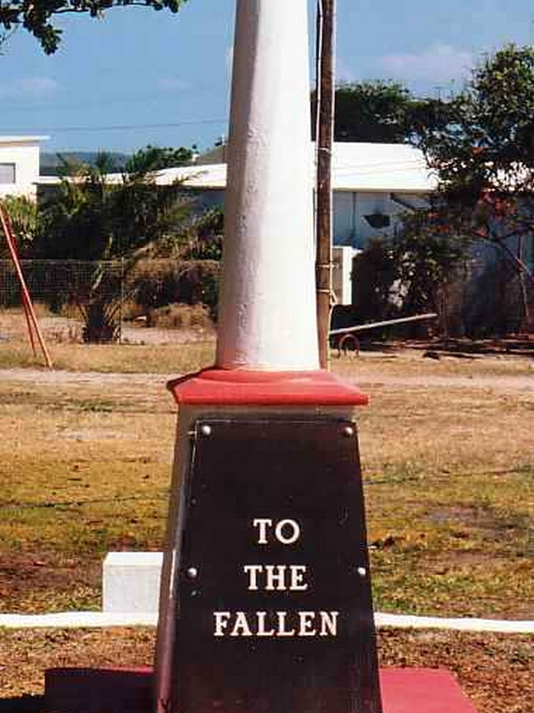 Thursday Island War Memorial - original location