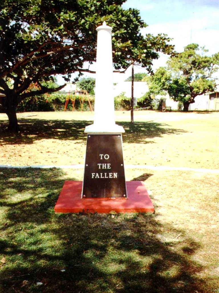 Thursday Island War Memorial - original location