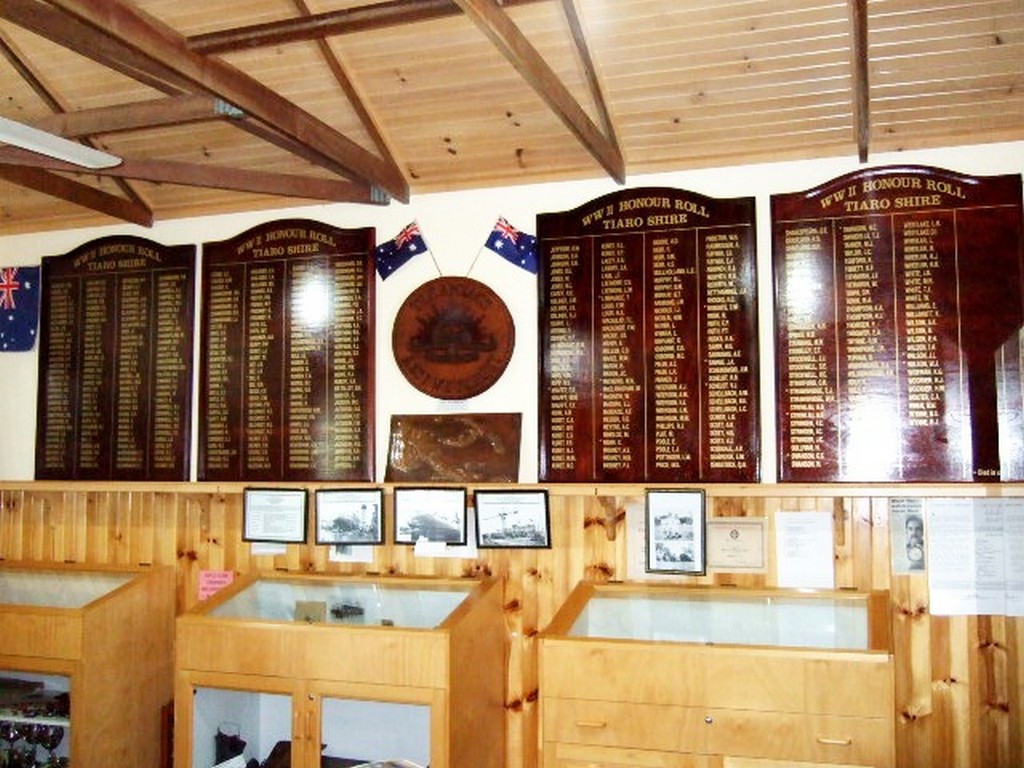 Tiaro WWII Honour Roll - 2009
