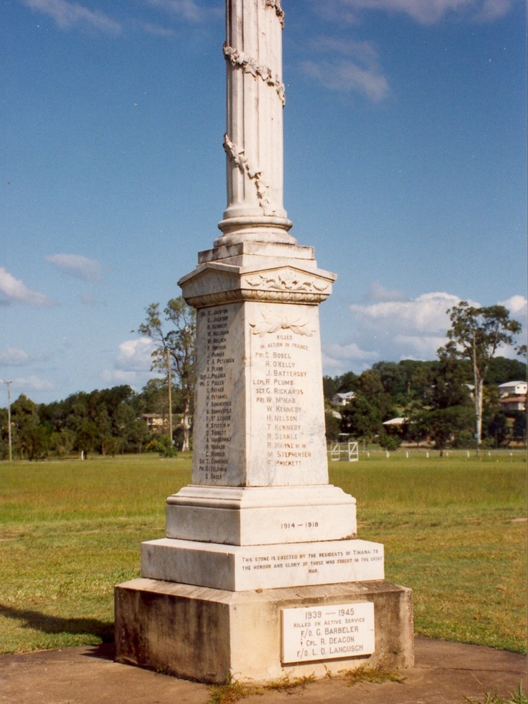 Photo of Tinana War Memorial