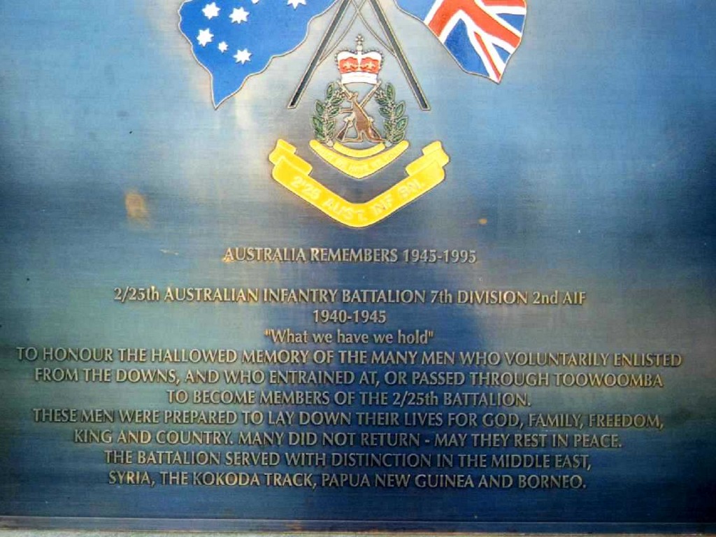 2/25th Inf. Battalion Australia Remember