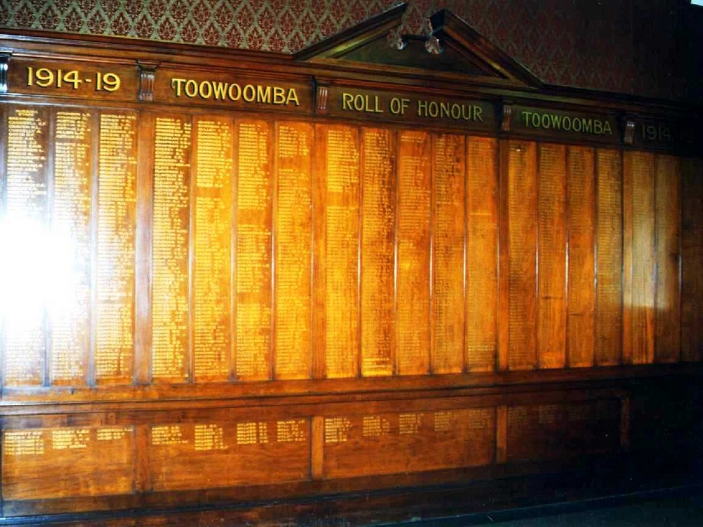 Toowoomba Roll of Honour 1914-1919