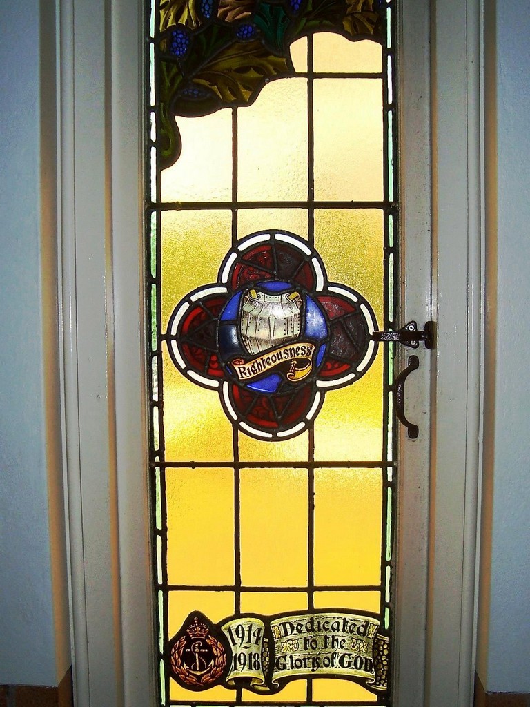 Ashgrove West Uniting Church Memorial Windows - left panel