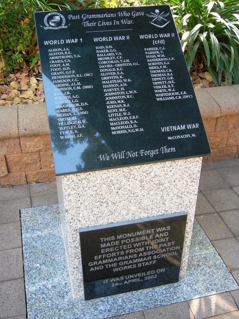 Townsville Grammar School Roll of Honour