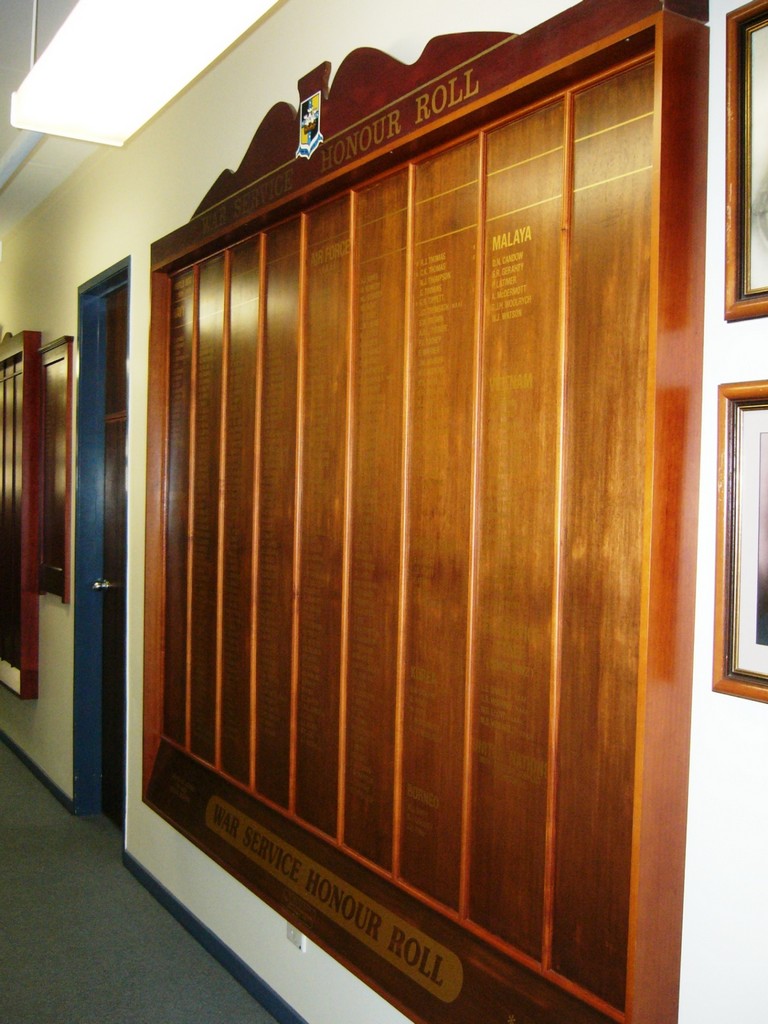 Townsville Grammar School War Service Honour Board
