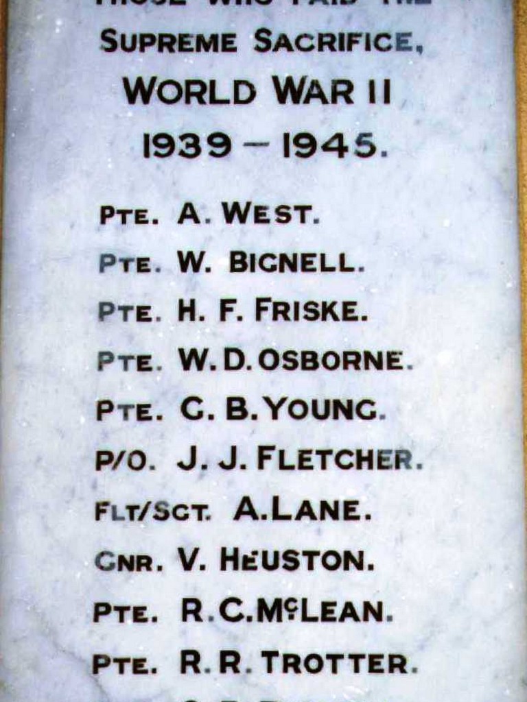 Upper Coomera Shire War Memorial (Digger) Plaque