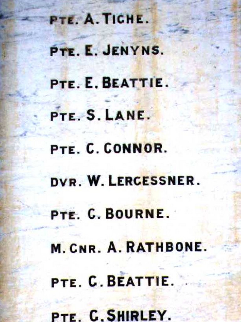 Upper Coomera Shire War Memorial (Digger) Plaque