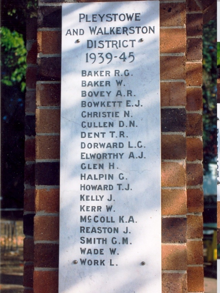 Walkerstone/Pleystowe Memorial Gates - WWII