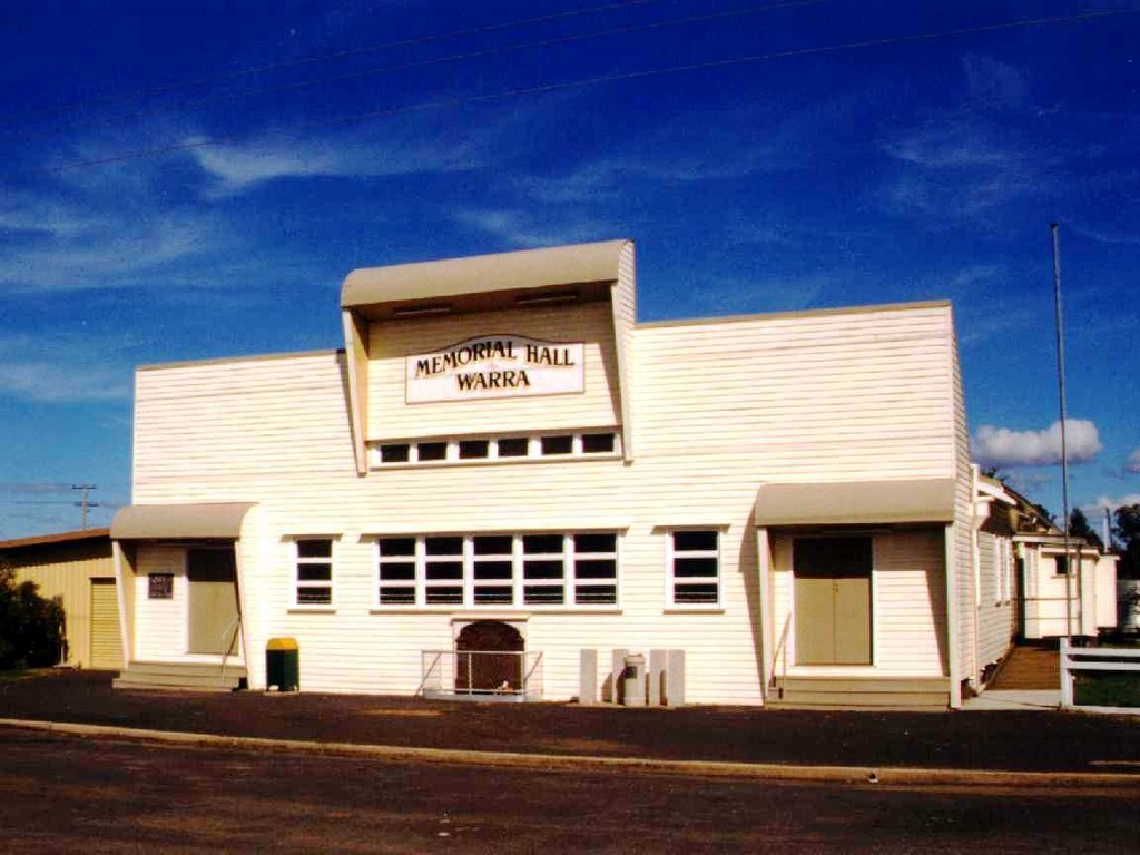 Warra Roll of Honour - Memorial Hall