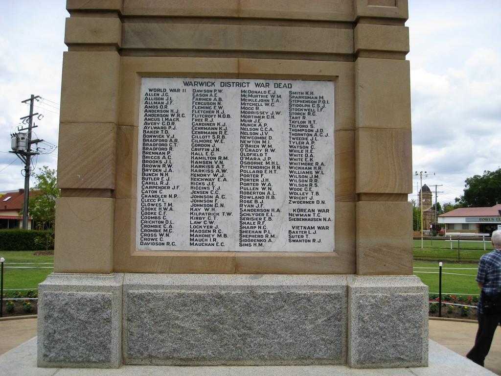 Photo of Warwick War Memorial