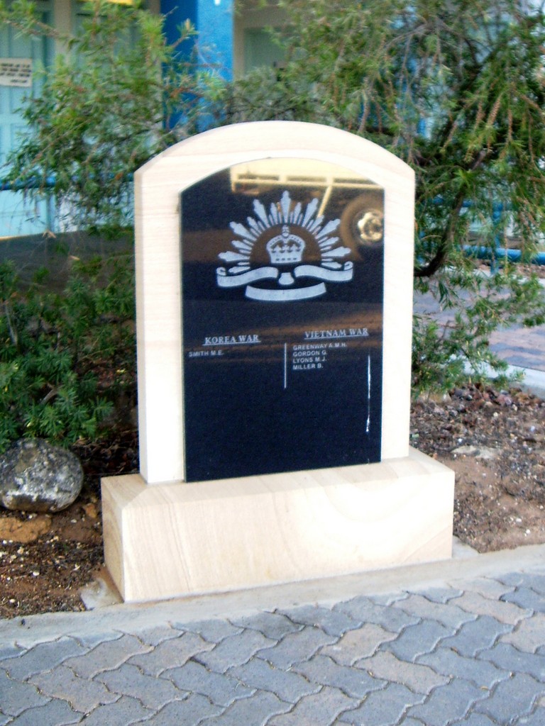 Augathella Korea Vietnam Roll of Honour