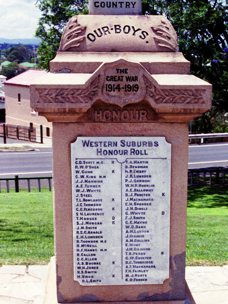 Western Suburbs War Memorial - pre renovation