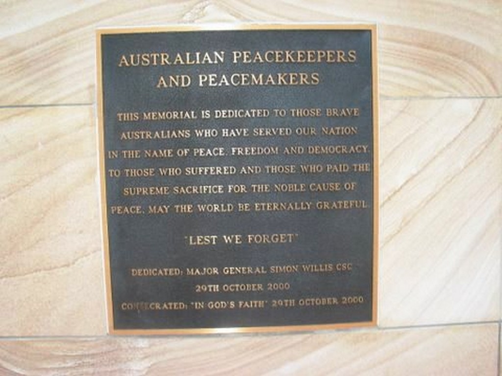 Windaroo Australian Peacekeepers Memorial