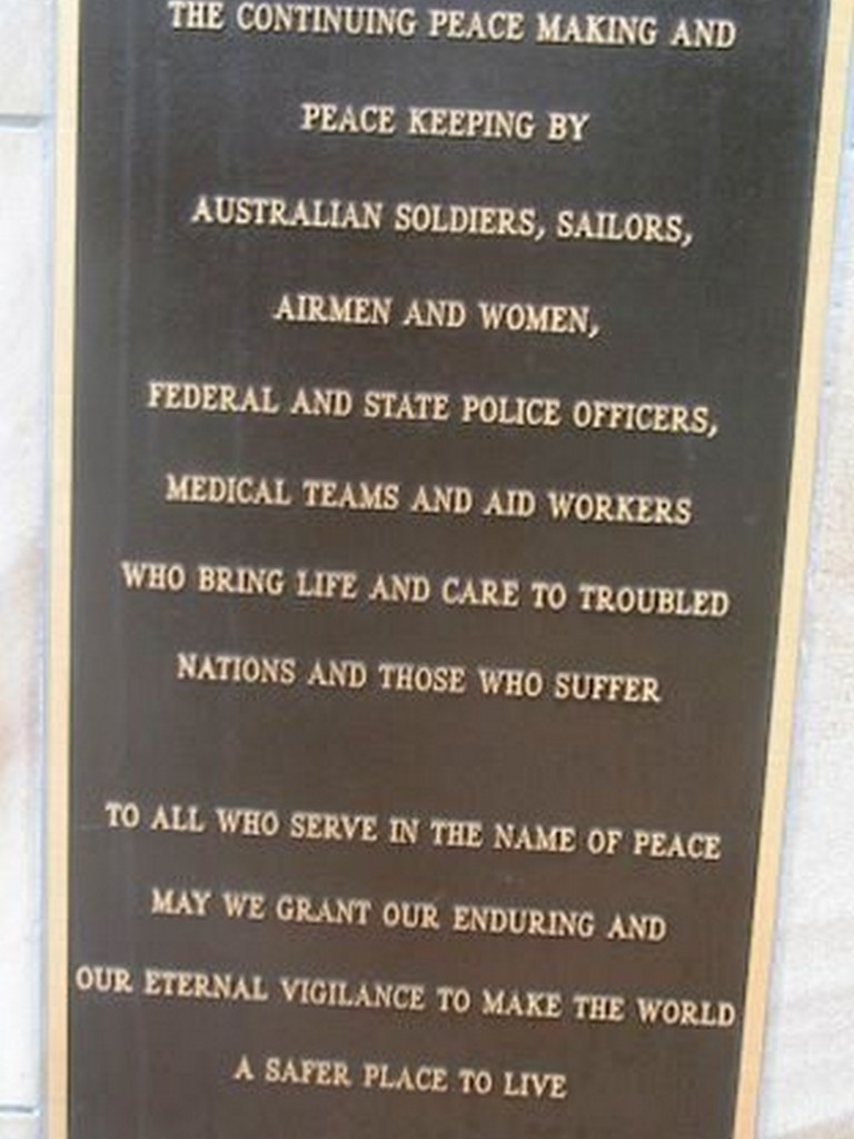 Windaroo Australian Peacekeepers Memorial