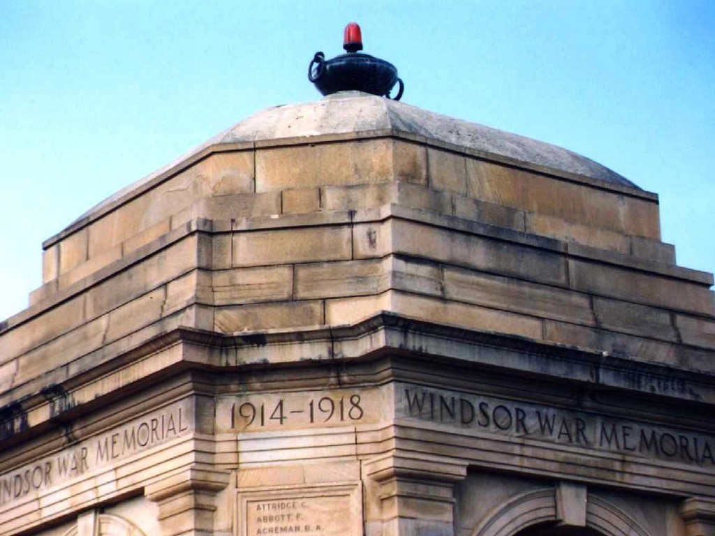 Windsor War Memorial - Detail