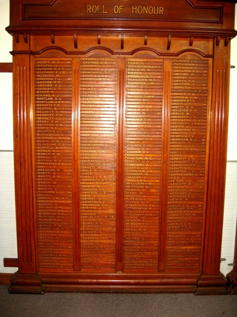 Winton and District Roll of Honour